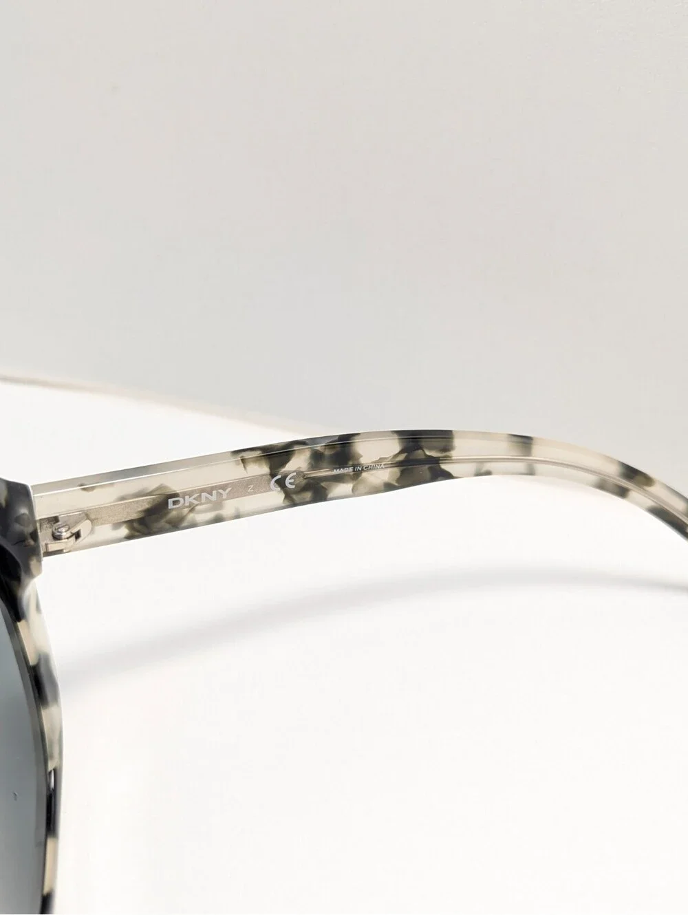 DKNY DY4136 Gray UV White Tortoise Cat Eye Women's Fashion Sunglasses 56-19-135